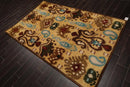 5' x 8' Handmade Arts & Crafts 100% Wool Oriental Area Rug Gold