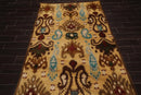 5' x 8' Handmade Arts & Crafts 100% Wool Oriental Area Rug Gold