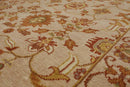 4' x 5'11'' Hand Knotted 100% Wool Oushak Traditional Area Rug Taupe, Beige