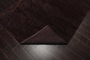 6'x9' Hand Knotted 100% Wool Thick Pile Gabehh Oriental Area Rug Dark Chocolate