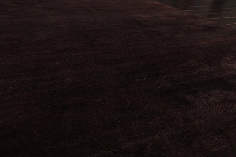 6'x9' Hand Knotted 100% Wool Thick Pile Gabehh Oriental Area Rug Dark Chocolate