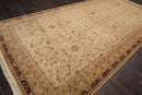 7’5" x 16’ Hand Knotted Palace Runner 150 KPSI Wool Oriental Area Rug Beige