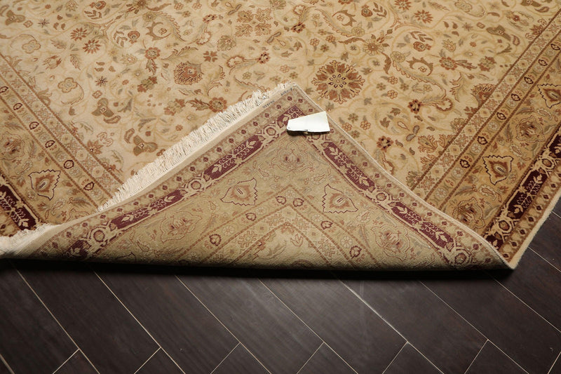 7’5" x 16’ Hand Knotted Palace Runner 150 KPSI Wool Oriental Area Rug Beige