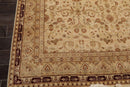 7’5" x 16’ Hand Knotted Palace Runner 150 KPSI Wool Oriental Area Rug Beige