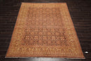 8' x 9'8" Hand Knotted 250 KPSI Distress Finish Afghan Area Rug Brown by Ariana