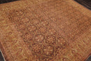 8' x 9'8" Hand Knotted 250 KPSI Distress Finish Afghan Area Rug Brown by Ariana