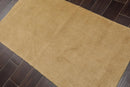 2'10'' x 5' Hand Knotted Tibetan 100% Wool Solid Modern Area Rug Moss