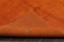5'3" x 8'6" Hand Knotted 100% Wool Gabbeh Oriental Area Rug Burnt Orange