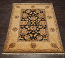 6' x 9' Hand Knotted 100% Wool Traditional Oriental Area Rug 6x9 Dark Chocolate