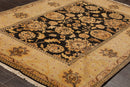 6' x 9' Hand Knotted 100% Wool Traditional Oriental Area Rug 6x9 Dark Chocolate