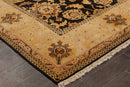 6' x 9' Hand Knotted 100% Wool Traditional Oriental Area Rug 6x9 Dark Chocolate