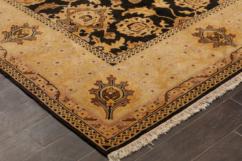 6' x 9' Hand Knotted 100% Wool Traditional Oriental Area Rug 6x9 Dark Chocolate