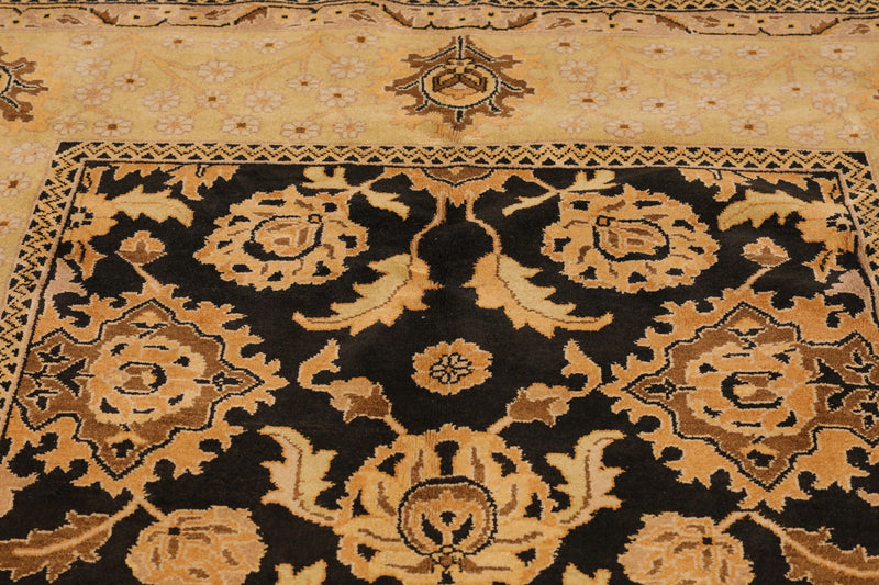 6' x 9' Hand Knotted 100% Wool Traditional Oriental Area Rug 6x9 Dark Chocolate