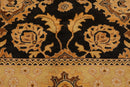 6' x 9' Hand Knotted 100% Wool Traditional Oriental Area Rug 6x9 Dark Chocolate