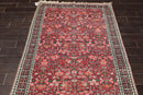 3’3"x9’9" Runner Rose, Ivory Hand Knotted 200 KPSI Kashmir Silk Traditional Oriental Area Rug