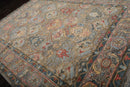 9’2"x12’3” Hand Knotted 100% Wool Herizz Traditional Oriental Area Rug Gray