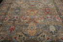 9’2"x12’3” Hand Knotted 100% Wool Herizz Traditional Oriental Area Rug Gray