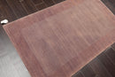 3' x 5'1" Hand Knotted Tibetan 100% Wool Designer Boho Area Rug Aubergine Modern