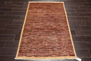 3'8'' x 5'6'' Hand Knotted 100% Wool Peshawar Modern Oriental Area Rug Gold