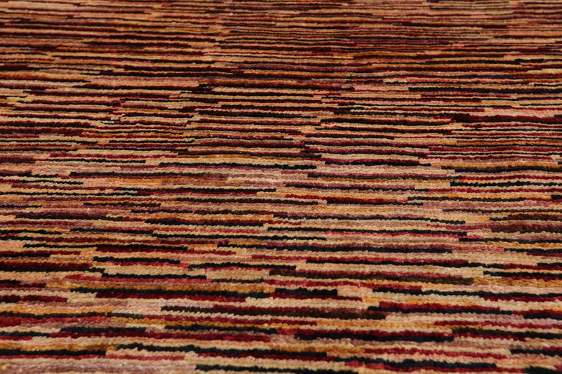 3'8'' x 5'6'' Hand Knotted 100% Wool Peshawar Modern Oriental Area Rug Gold