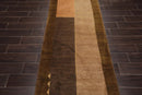 3' x 9'10'' Runner Hand Knotted Tibetan 100% Wool Designer Area Rug Tan