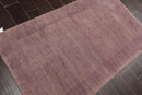 3x5 Aubergine Hand Knotted Tibetan 100% Wool ombre Modern & Contemporary Oriental Area Rug