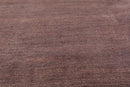 3x5 Aubergine Hand Knotted Tibetan 100% Wool ombre Modern & Contemporary Oriental Area Rug