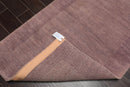 3x5 Aubergine Hand Knotted Tibetan 100% Wool ombre Modern & Contemporary Oriental Area Rug