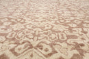 9’x12’ Hand Knotted Designer Tibetan Wool Antique Reproduction Area Rug Beige
