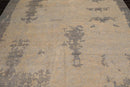 9’x12’ Hand Knotted Designer Tibetan Wool Antique Reproduction Area Rug Beige