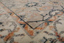 7’10" x 9’7” Arts & Crafts Turkish Oushak Hand Knotted Wool Area Rug Gray