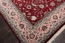 9x12 Burgundy Hand Knotted 300 KPSI Masterpiece Pak 100% Wool Oriental Area Rug