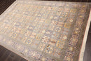 6x9 Beige Hand Knotted 100% Silk Ghum Multi panel 400 KPSI Persian Traditional Oriental Area Rug