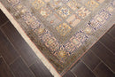 6x9 Beige Hand Knotted 100% Silk Ghum Multi panel 400 KPSI Persian Traditional Oriental Area Rug
