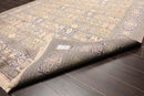 6x9 Beige Hand Knotted 100% Silk Ghum Multi panel 400 KPSI Persian Traditional Oriental Area Rug