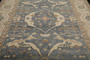 8’3" x 9’10”  Muted Turkish Oushak Hand Knotted 100% Wool Area Rug Slate