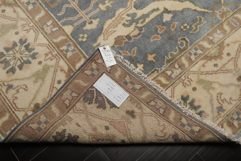 8’3" x 9’10”  Muted Turkish Oushak Hand Knotted 100% Wool Area Rug Slate
