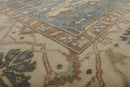8’3" x 9’10”  Muted Turkish Oushak Hand Knotted 100% Wool Area Rug Slate