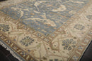 8’3" x 9’10”  Muted Turkish Oushak Hand Knotted 100% Wool Area Rug Slate