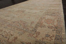 4’ x 6’  Muted Afghan Oushak Vegetable Dyes Hand Knotted Wool Area Rug Mint