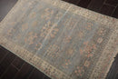 3x5 Slate, Gray Muted Afghan Oushak Vegetable Dyes Traditional Oriental Area Rug