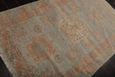 4’ x 6’ Muted Afghan Oushak Vegetable Dyes Hand Knotted Wool Area Rug Mint