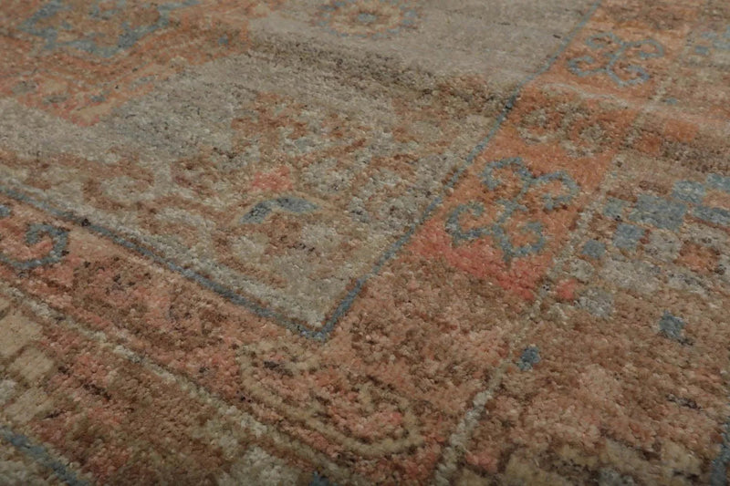 4’ x 6’ Muted Afghan Oushak Vegetable Dyes Hand Knotted Wool Area Rug Mint