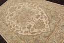 5' x 8' Handmade 100% Wool Tabriz Traditional Oriental Area Rug Beige, Mint