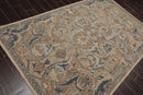 5'x8' Hand Tufted Hand Made 100% Wool Arts and Craft Traditional Oriental Area Rug Beige, Taupe Color
