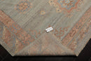 8x10 Muted Afghan Oushak Vegetable Dyes Celadon Traditional Wool Area Rug