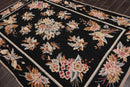 6' x 9' Hand Woven 100% Wool Oriental Area Rug 6x9 Traditional Black