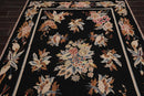 6' x 9' Hand Woven 100% Wool Oriental Area Rug 6x9 Traditional Black