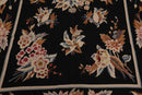 6' x 9' Hand Woven 100% Wool Oriental Area Rug 6x9 Traditional Black