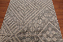 5 x 8 Handmade Graphic Geometric Pattern Traditional Oriental Area rug Beige